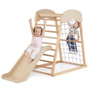 Medinė žaidimų aikštelė 3-in-1